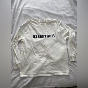 Essentials White Sweatshirt